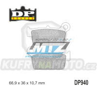 Destičky brzdové DP940-SDP DP Brakes - směs SDP PRO-MX