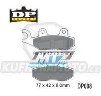 Destičky brzdové DP008 - DP Brakes směs Premium OEM Sinter