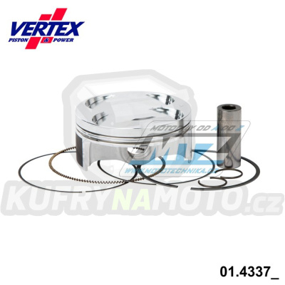 Pístní sada Kawasaki KXF250 / 06-09 - rozměr 76,98mm (Vertex 23259D)