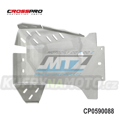 Kryt pod motor hliníkový ALU Engine Guard - Gas-Gas EC200 + EC250 + EC300 / 12-13