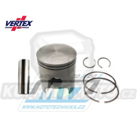 Pístní sada Aprilia RS125 / 92-10 + RX125 / 89-10 + 125 Futura + 125 AF1 / 88-93 + 125 RedRose / 84-94 + 125 Rally + 125 Synthesi +125 Pegaso / 89-94 + 125 Tuareg (s nikasilovým válcem) - rozměr 53,97mm (Vertex 22003A)
