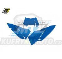 Polepy číslových tabulek (vystřižené) - KTM EXC / 08-11 - barva modrá