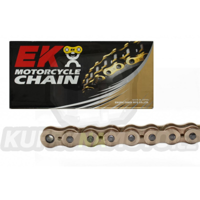 QX-kroužkový řetěz OEM kvality EK 520 MVXZ-ZST 106 L zlatá, ZST technologie