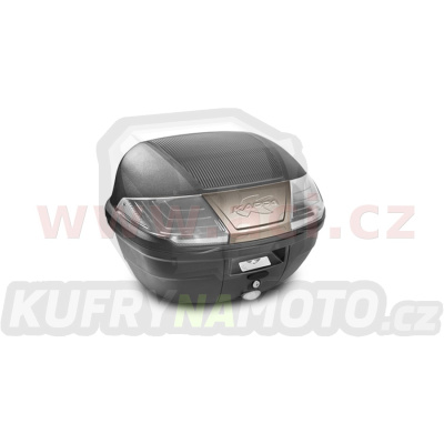 MONOLOCK TopCase - 40 l, KAPPA (černý, kouřové odrazky, kompozit)