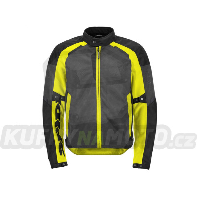 bunda TEK NET, SPIDI (černá/šedá/žlutá fluo)