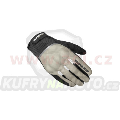 rukavice FLASH CE, SPIDI (černá/béžová)