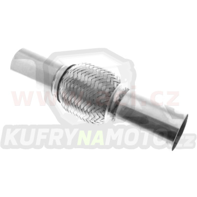 pružný člen výfuku PREMIUM, vnitř. průměr 55 mm / délka pr. členu 105 mm / celková délka 285 mm