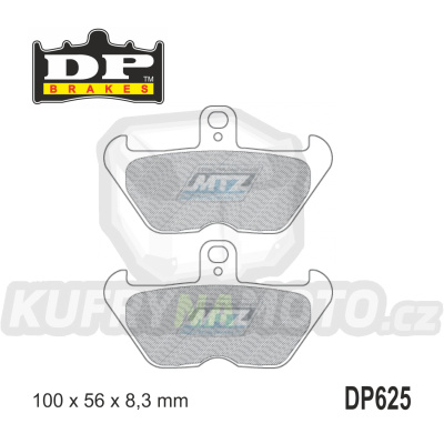 Destičky brzdové DP625-SDP DP Brakes - směs SDP Sport HH+
