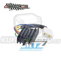 Regulátor dobíjení Aprilia AF1 125 + Classic125 + ETX125 + Leonardo125 + MX125 + Pegaso125 + RS250 + Rally125 + Red125 + SX125 + Tuareg125 + Pegaso600 + Pegaso650 + Scarabeo125 + Piaggio Ciao + Liberty + Beverly + Carnaby + Vespa