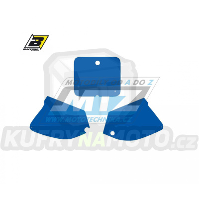 Polepy číslových tabulek (vystřižené) - Suzuki RM125+RM250 / 94-95 - barva modrá