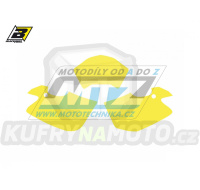 Polepy číslových tabulek (vystřižené) - Husqvarna TE250+TE450 / 02-04 + WR125+WR250 / 00-04 - barva žlutá