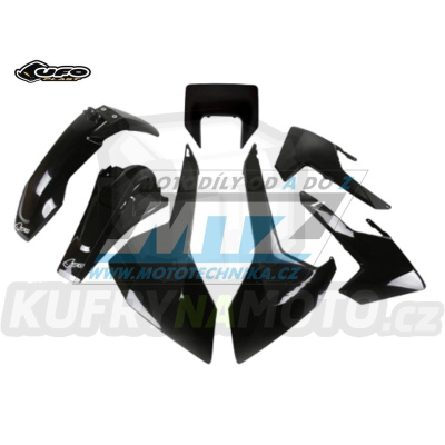 Sada plastů Husqvarna TE125+TE250+TE300 + TX125+TX250+TX300 + FE250+FE350+FE450 / 17-19 - barva černá
