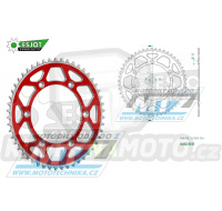 Rozeta řetězová (převodník) Dural 0822-50zubů ESJOT 51-32043-50SR - barva červená - Husqvarna CR+WR+TC+TE+WRE+TXC+SM+SMR + Suzuki DR350+DRZ400 + Cagiva WMX + Gas-Gas EC+ECF+XC+Ranger + Beta RR + Sherco SE+SEF + Rieju MR+XC+Ranger