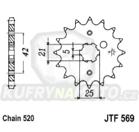 Řetězové kolečko JT JTF 569-14 14 zubů