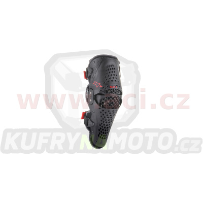 chrániče kolen SX-1 2, ALPINESTARS (černá/červená, pár) 2024