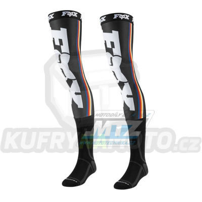 Podkolenky/Nadkolenky FOX LINC KNEE BRACE SOCK - černé - velikost L