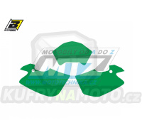 Polepy číslových tabulek (vystřižené) - Husqvarna TE250+TE450 / 02-04 + WR125+WR250 / 00-04 - barva zelená