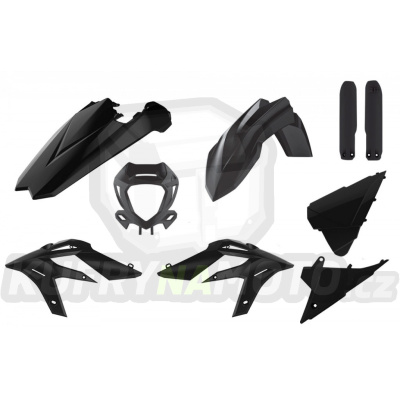 Sada plastů POLISPORT enduro černá
