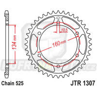 Řetězová rozeta PBR 4405-45 JT JTR 1307-45 45 zubů, 525 - akce