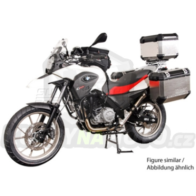 Sada TraX Adventure 45 a 45 černé boční kufry a nosič držák boční kufry SW Motech BMW G 650 GS Sertao 2011 -  E650G KFT.07.094.50100/B-BC.16173