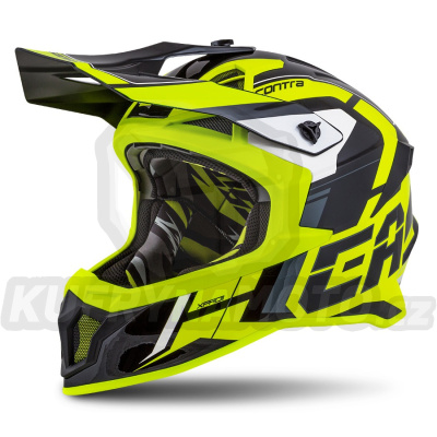 přilba Cross Pro 2 Contra, CASSIDA (žlutá fluo/černá/šedá/bílá)