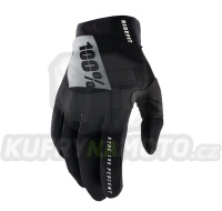 rukavice RIDEFIT, 100% - USA (černá)
