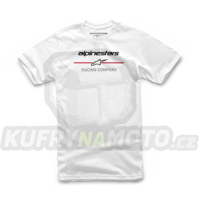 triko BETTERING TEE, ALPINESTARS (bílá)
