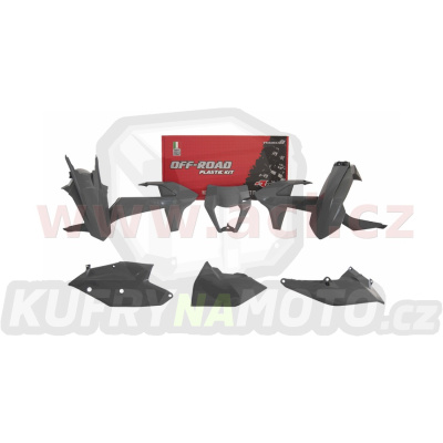 sada plastů KTM, RTECH (limitovaná edice QUANTUM GREY, šedá, 5 dílů)
