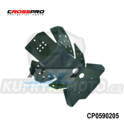 Kryt pod motor plastový DTC Engine Guard - Beta RR350+RR390+RR430+RR480 / 20-23 - barva černá