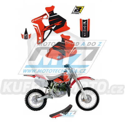 Polepy s potahem sedla (sada polepů a potah sedla Dream) - Honda CR80 / 96-02 - typ polepů Dream4