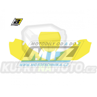Polepy číslových tabulek (vystřižené) - Yamaha YZF250 / 19-23 + YZF450 / 18-22 - barva žlutá