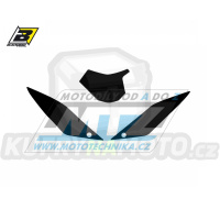 Polepy číslových tabulek (vystřižené) - GasGas ECF / 10-13 + EC125+EC250+EC300 / 10-11 - barva černá
