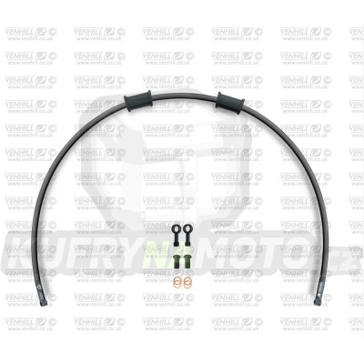Hadice zadní brzdy Venhill POWERHOSEPLUS YAM-7013RB-BK (1 hadice v sadě) černé hadice, černé koncovky