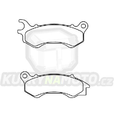 Brzdové destičky CL BRAKES 3102 SC