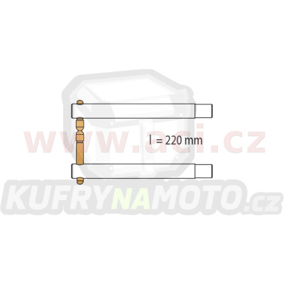 ramena pro bodovací kleště s krytkou PORTASPOT, délka 220 mm (2 ks)