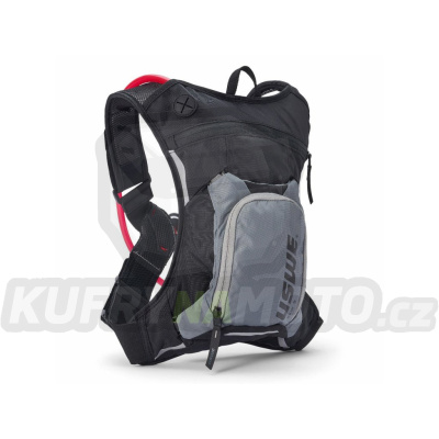 batoh ENDURO RAW 3, USWE - ŠVÉDSKO (carbon černá, objem 3L, hydrobag 2L)