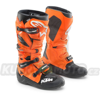 boty ALPINESTARS TECH 7 MX, KTM (černá/oranžová) 2024