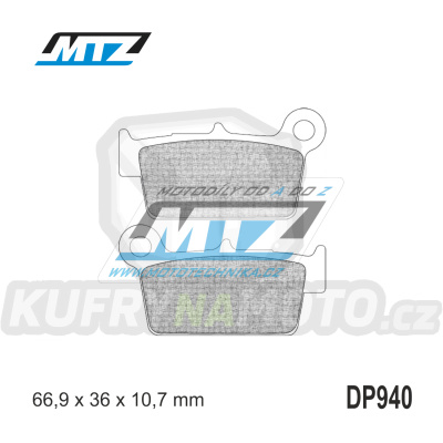 Destičky brzdové DP940-FM - MTZ směs Offroad Profi