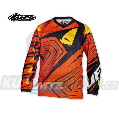 Dres motokros dětský UFO ICONIC - oranžový - velikost XXXS