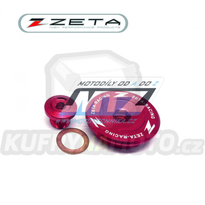 Zátky motoru - ZETA ZE89-1350 - Suzuki DRZ400R+DRZ400S+DRZ400SM / 00-19 - červené