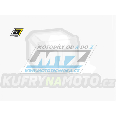 Polepy číslových tabulek (vystřižené) - Yamaha YZF250+YZF450 / 06-09 - barva bílá