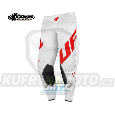 Kalhoty motokros UFO Slim Egon - bílé - velikost 32/50