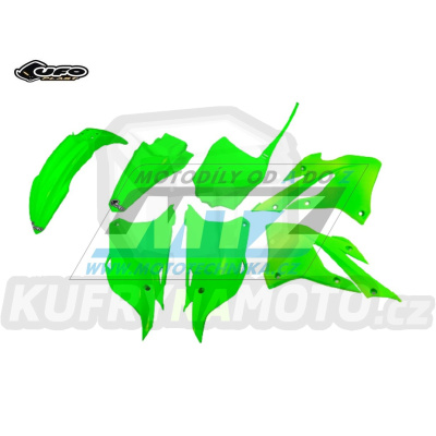 Sada plastů Kawasaki KX85 / 22-25 - barva FLUO zelená (neon zelená)