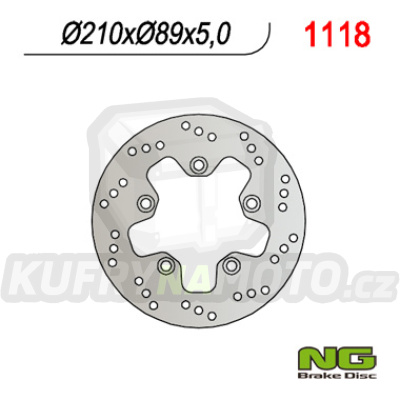 Brzdový kotouč moto NG 1118