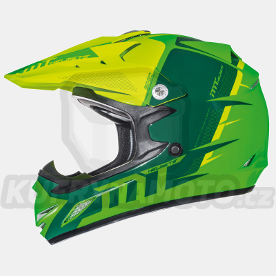 Přilba MT CROSS SYNCHRONY MX-2 SPEC KID (dětská) barva zelená FLUO/žlutá FLUO velikost S