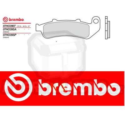 Brzdové destičky Brembo HONDA CBR F, FP 1000 r.v. Od 93 - 98 Originál směs Zadní