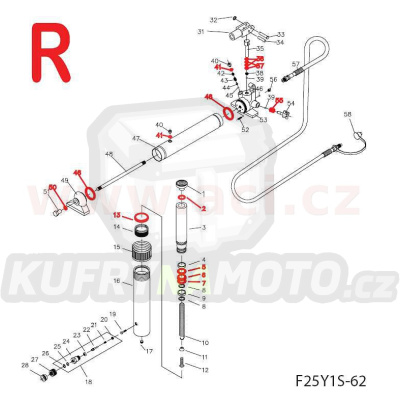 opravná sada hydrauliky pro lis SH 60253
