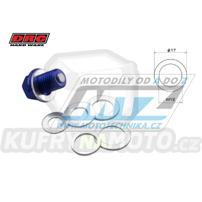 Podložka těsnící hliníková pro šroub M12 (vnější průměr 17mm / síla1,5mm) - DRC Gasket Washer - DRC D59-52-865