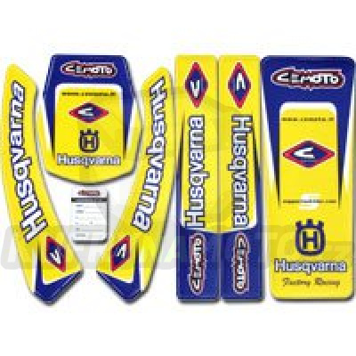 Polepy sada Husqvarna - žluté