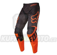 Kalhoty motokros FOX 180 RACE - černo-oranžové